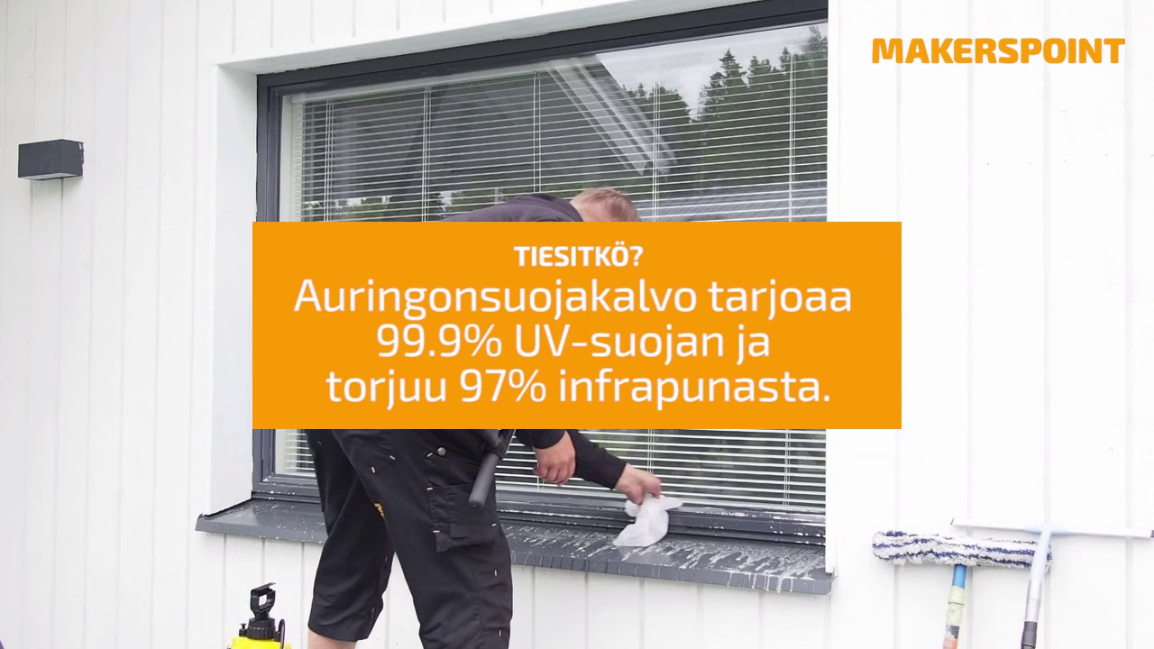 3M Prestige -auringonsuojakalvon asennus