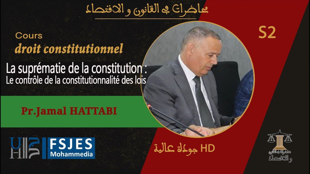 La suprématie de la constitution :Le contrôle de la constitutionnalité des lois