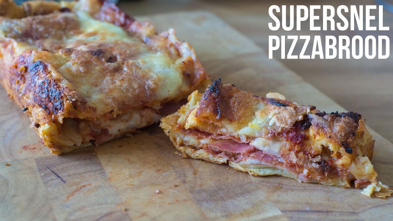 Supersnel Pizzabrood - OhMyFoodness