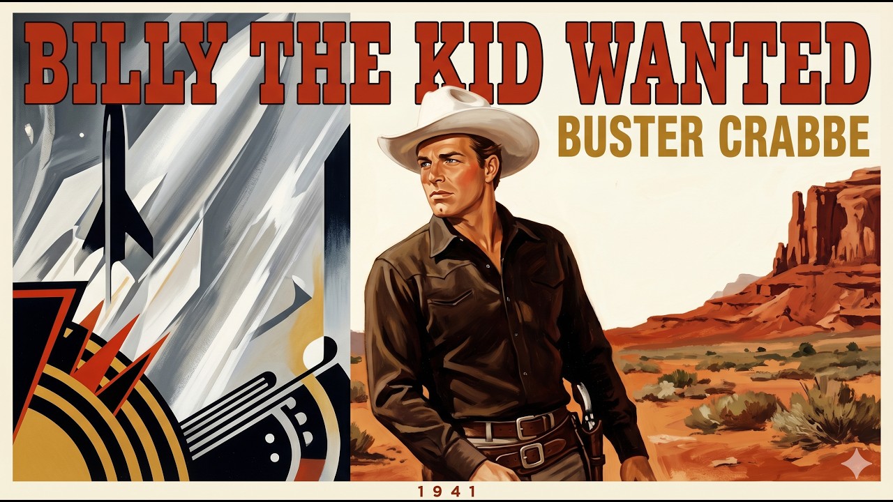 Billy the Kid Wanted (1941) | Buster Crabbe Classic Western | Full Movie