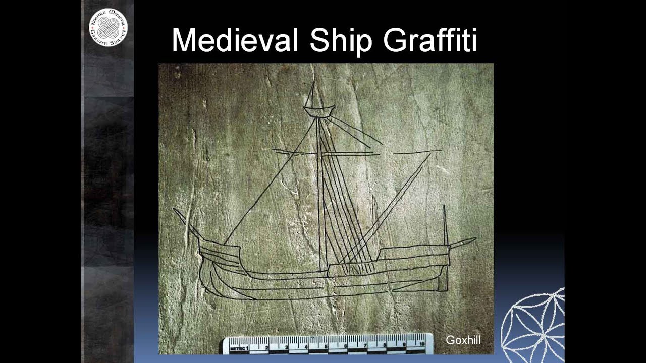 medieval ship graffiti - Matthew J. Champion