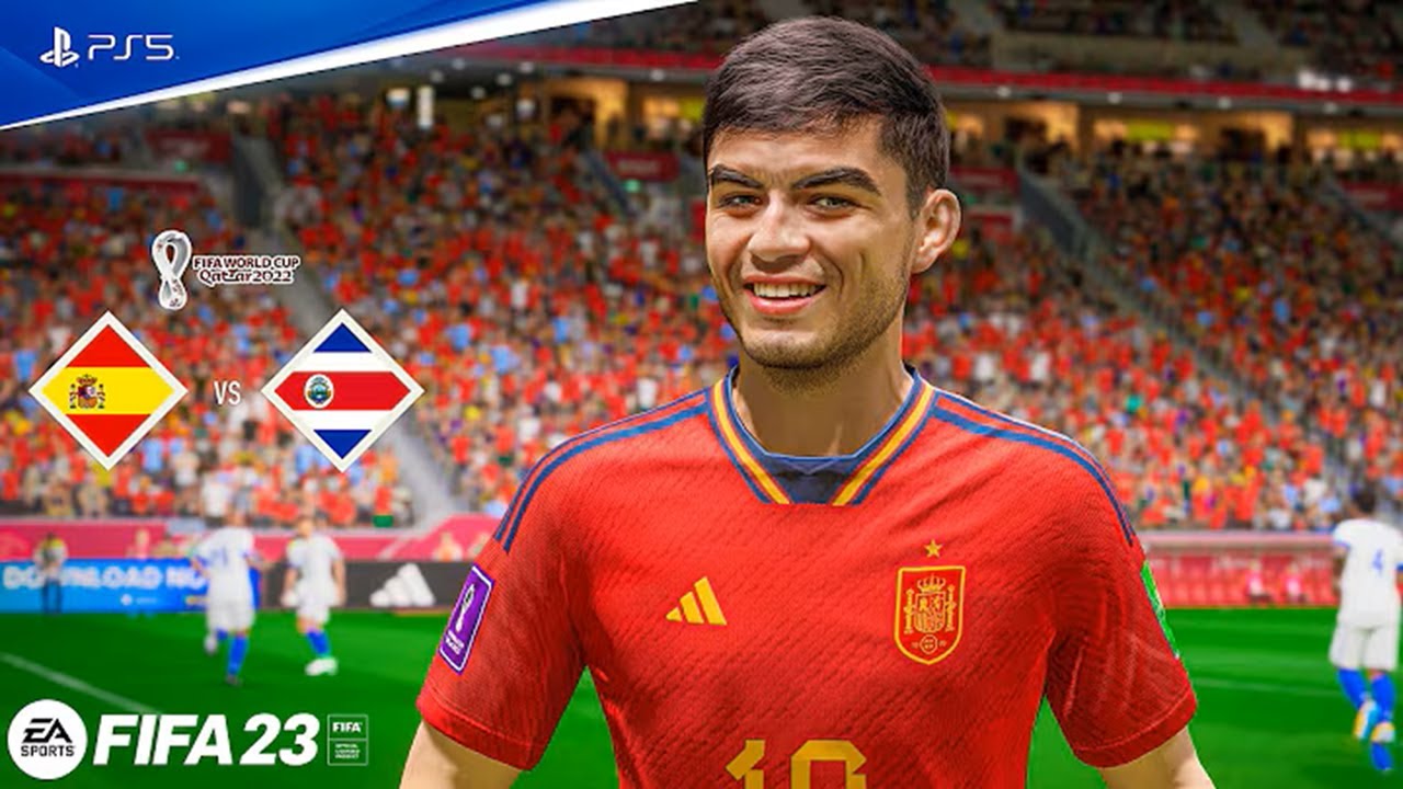 FIFA 23 - SPANIA VS COSTA RICA - MONDIALI QATAR 2022 | PS5™  |
