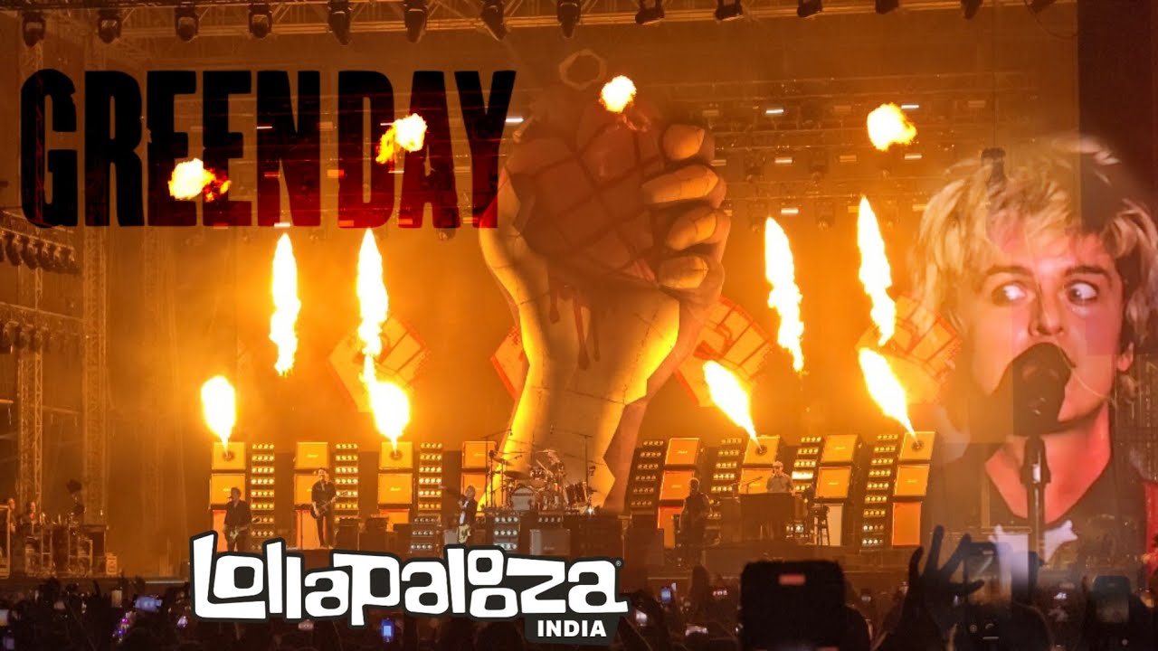 @GreenDay Entire Live at Lollapalooza India 25. #greenday #lollapalooza