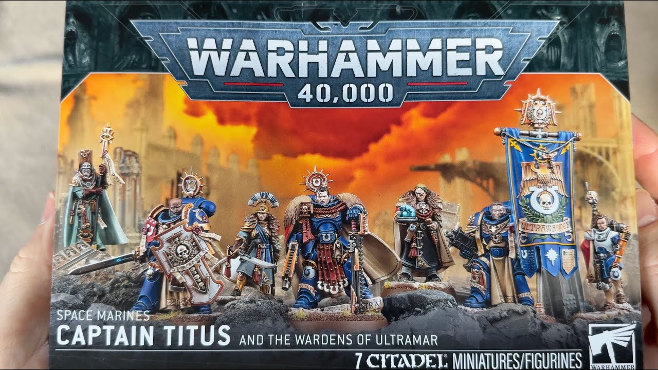 Captain Titus and The Wardens of Ultramar - Space Marines - Unboxing (WH40K)