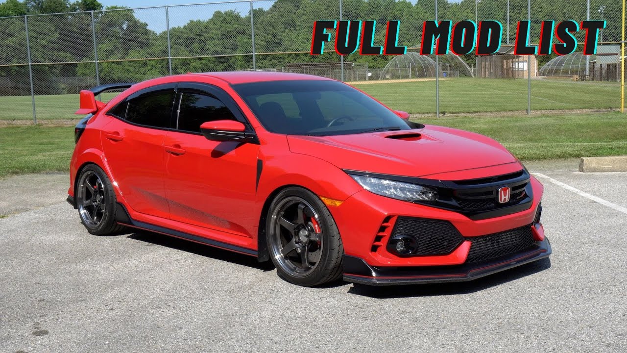Honda Civic Type R FK8 2019 года *Полный список модификаций* Прогуляйтесь! 2023! 🔥