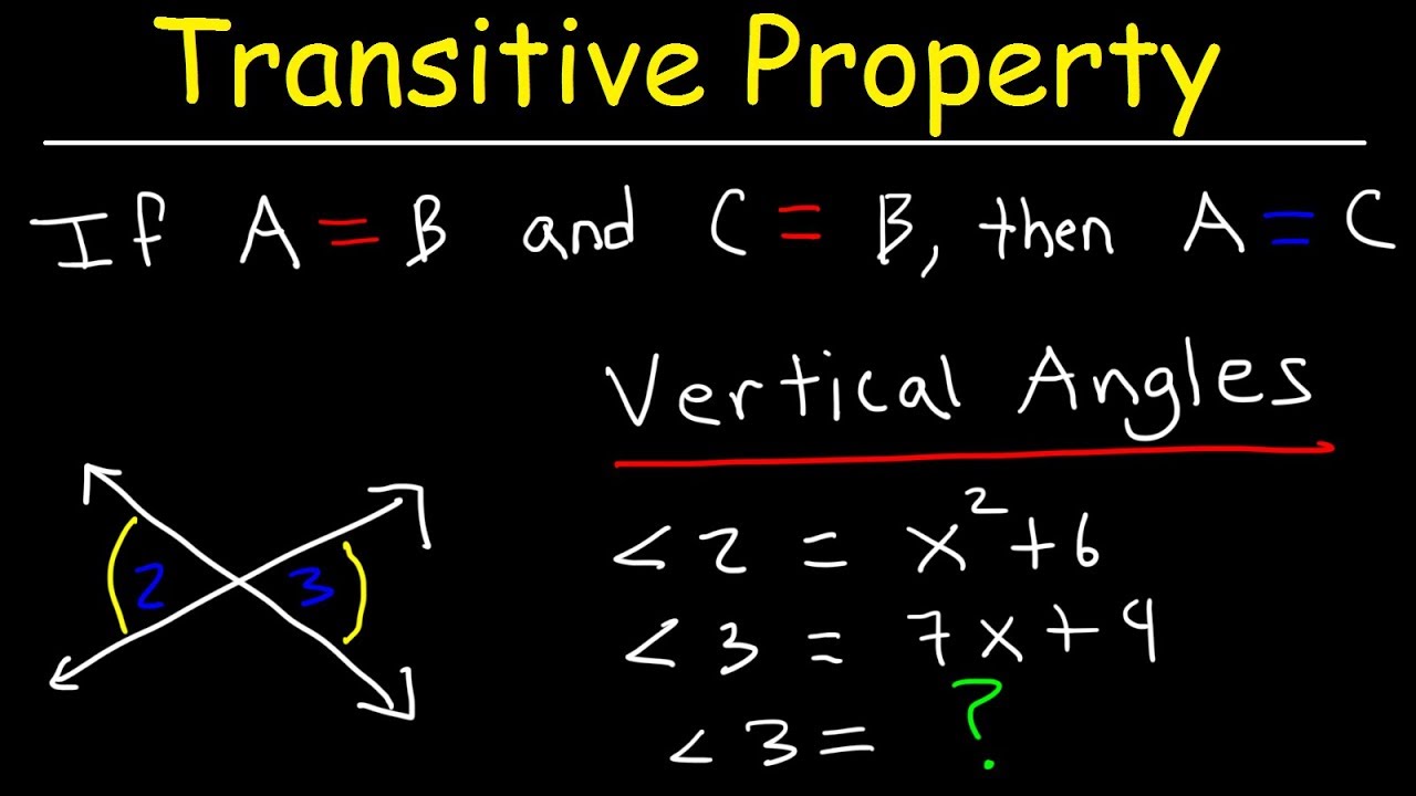 Transitive Property of Congruence & Substitution Property of Equality