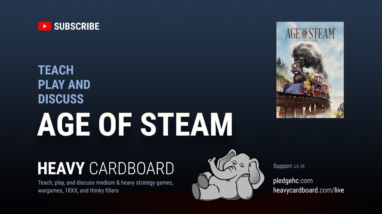 Age of Steam: Sahara 4p Teaching, Play-through, & Round table by Heavy Cardboard