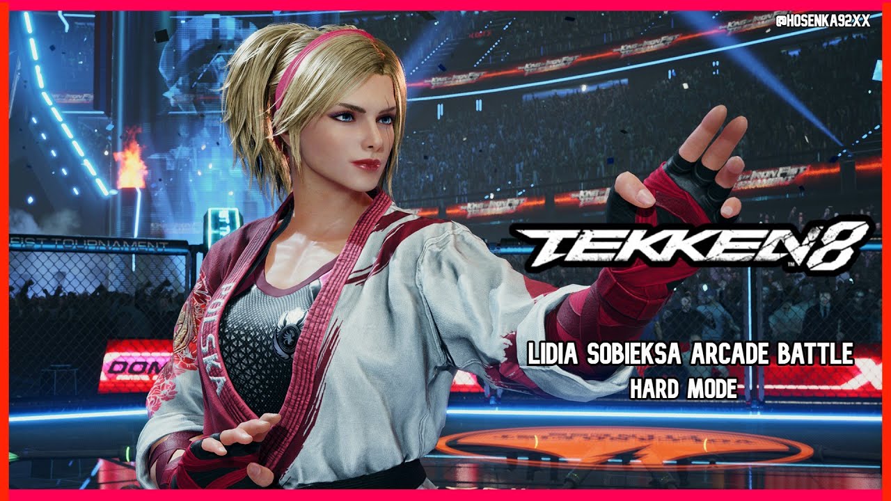 TEKKEN 8-Lidia Sobieska Arcade Battle (HARD MODE) (No Commentary)  #tekken8
