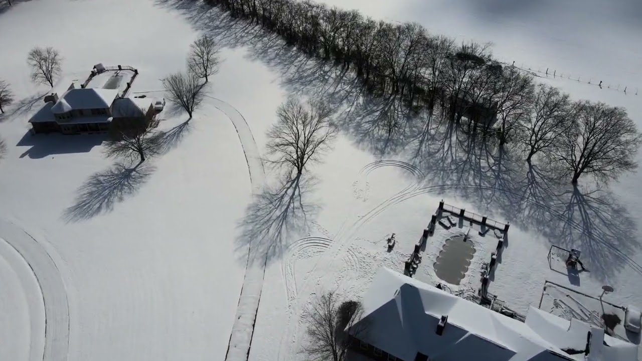 Winter Drone Footage - Hendersonville, TN - January 16th, 2024