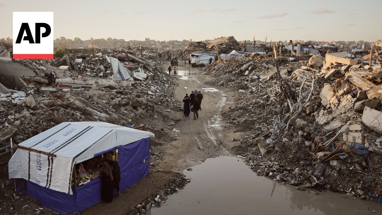 Some Palestinians in Gaza choose their damaged homes over displacement