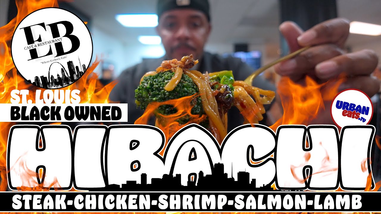 Best St. Louis’ Black-Owned Hibachi Spot Steak, Shrimp, Chicken, Salmon & Lamb ALL On One Plate!