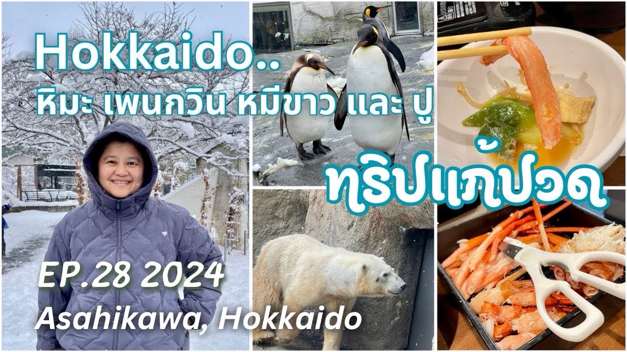 ทริปแก้ปวด EP.28 ฮอกไกโด หิมะ หมี เพนกวิน และปู ll ท่องเที่ยว ll ญี่ปุ่น