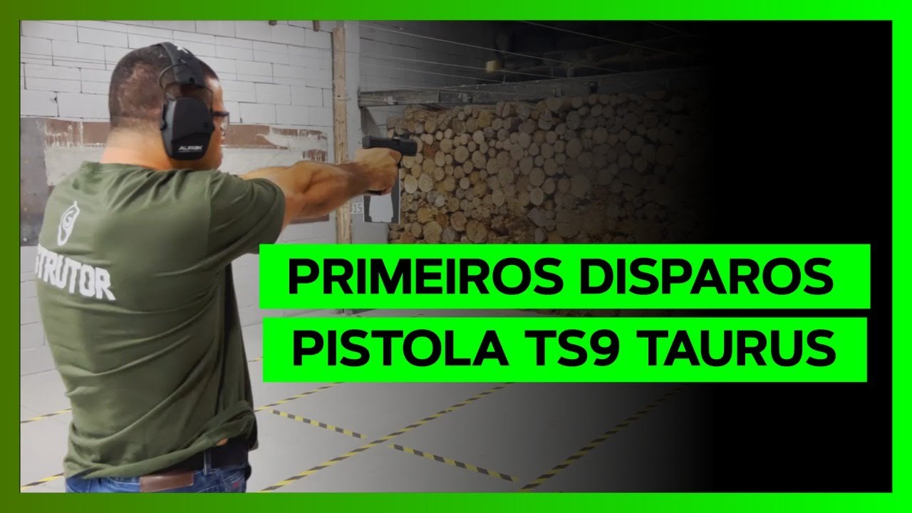 PISTOLA TS9 TAURUS - OS PRIMEIROS DISPAROS