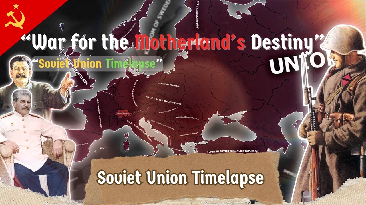HOI4 - Soviet Union (USSR) | HOI4 Timelapse