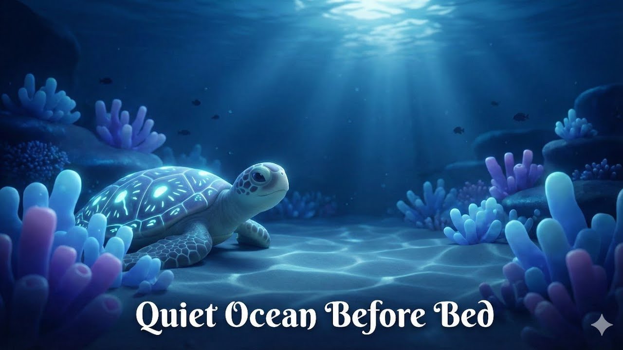 The Ocean Is Resting Tonight  | Calm Sea Bedtime Story for Kids & Sleep