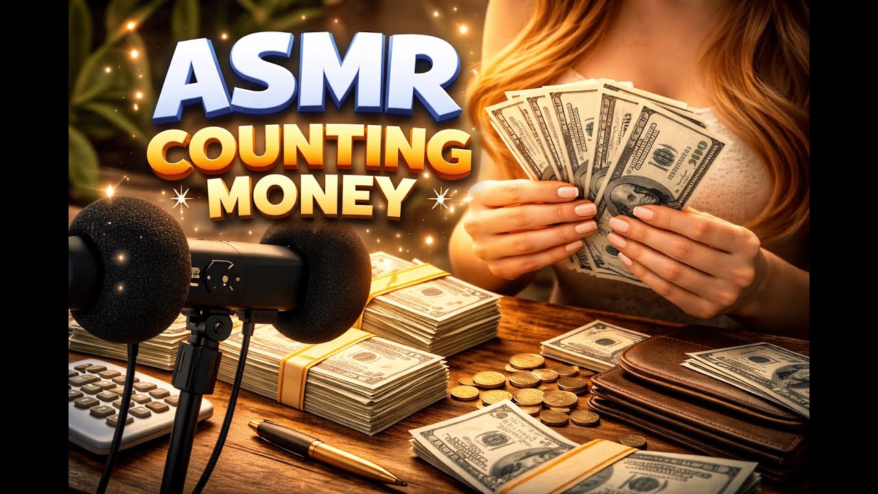 ASMR Counting Money 💵💰 (Intense Tapping & Crisp Cash Sounds) 4K
