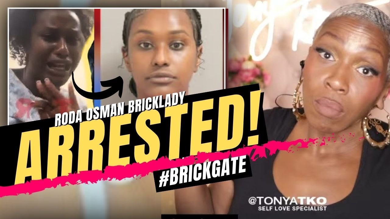 Roda Osman ARRESTED! Felony Theft - Brick Lady on $10,000 Bond #BrickGate