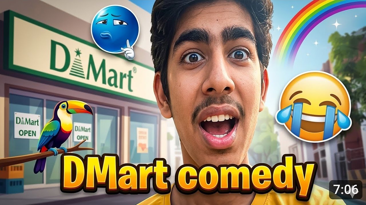 Main Aur Mera Dost ham || log Gaye DMart l Main | comedy 😂 karne Volgs l DMart joking 