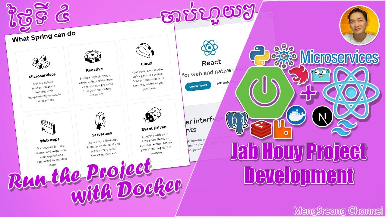 Run the Project with Docker - Jab Houy Project Development Day 4 | MengSreang Channel