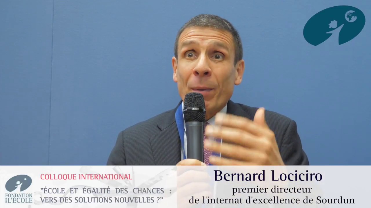 L'exp&eacute;rience pilote de l'internat d'excellence de Sourdun, par&nbsp;Bernard Lociciro