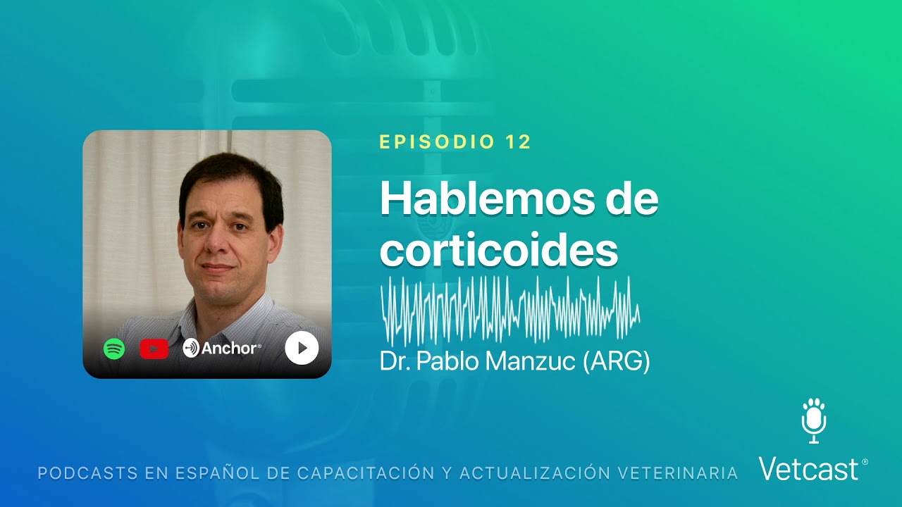 Vetcast - Episodio 12 - Dr. Pablo Manzuc - Hablemos de corticoides