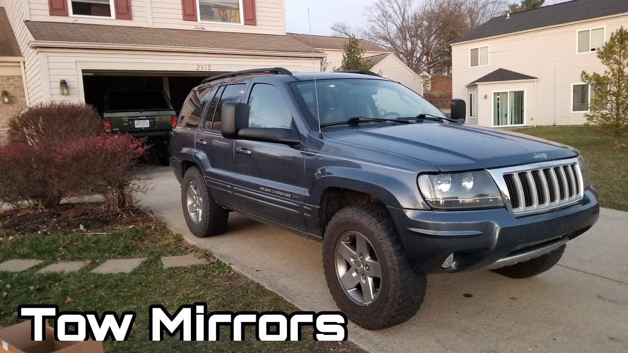 Зеркала Ram Tow на WJ Grand Cherokee