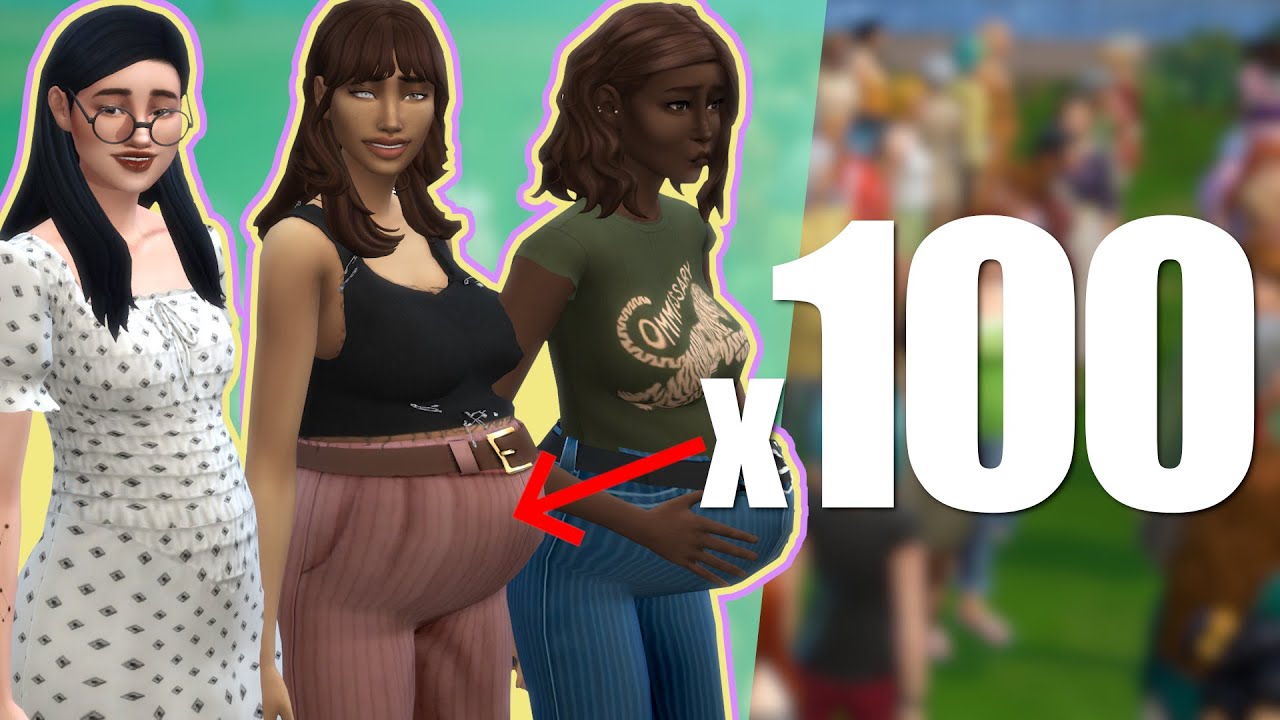 SIMS 4, ALE WSZYSCY SĄ W CIĄŻY...