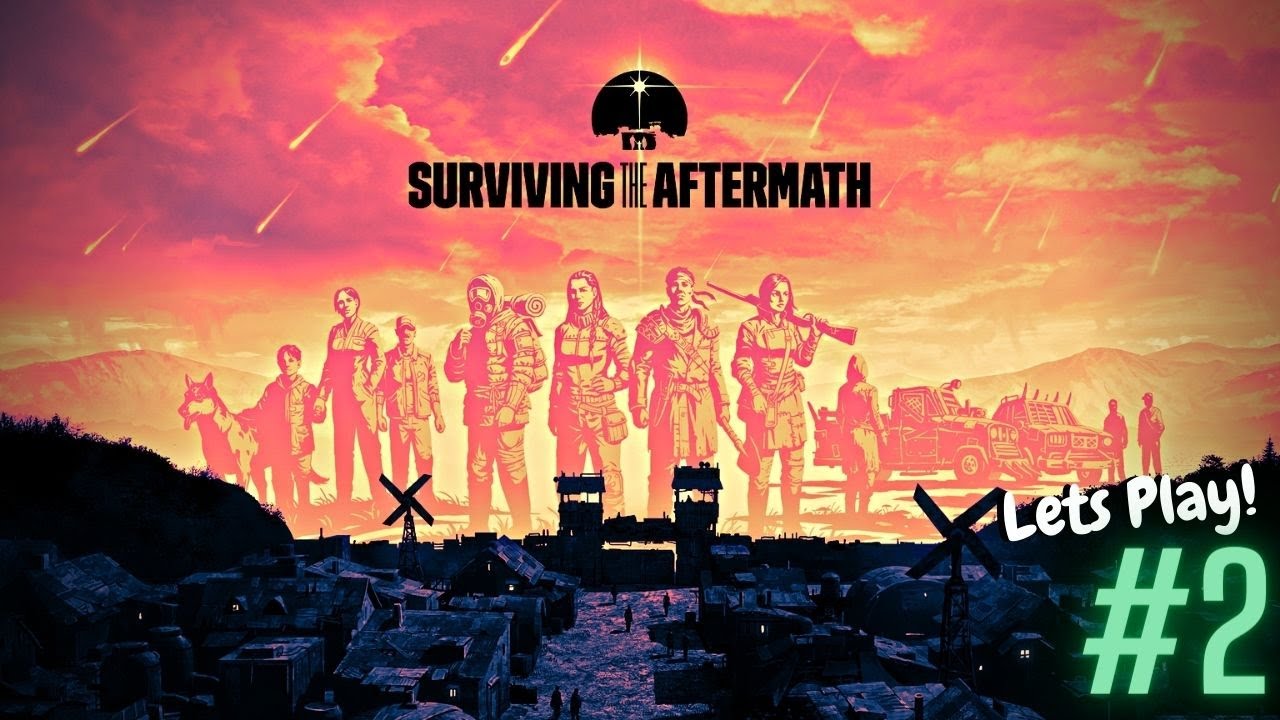 GUN FIGHT! Surviving the Aftermath | Apocalyptic Survival / City Builder | Lets Play #2