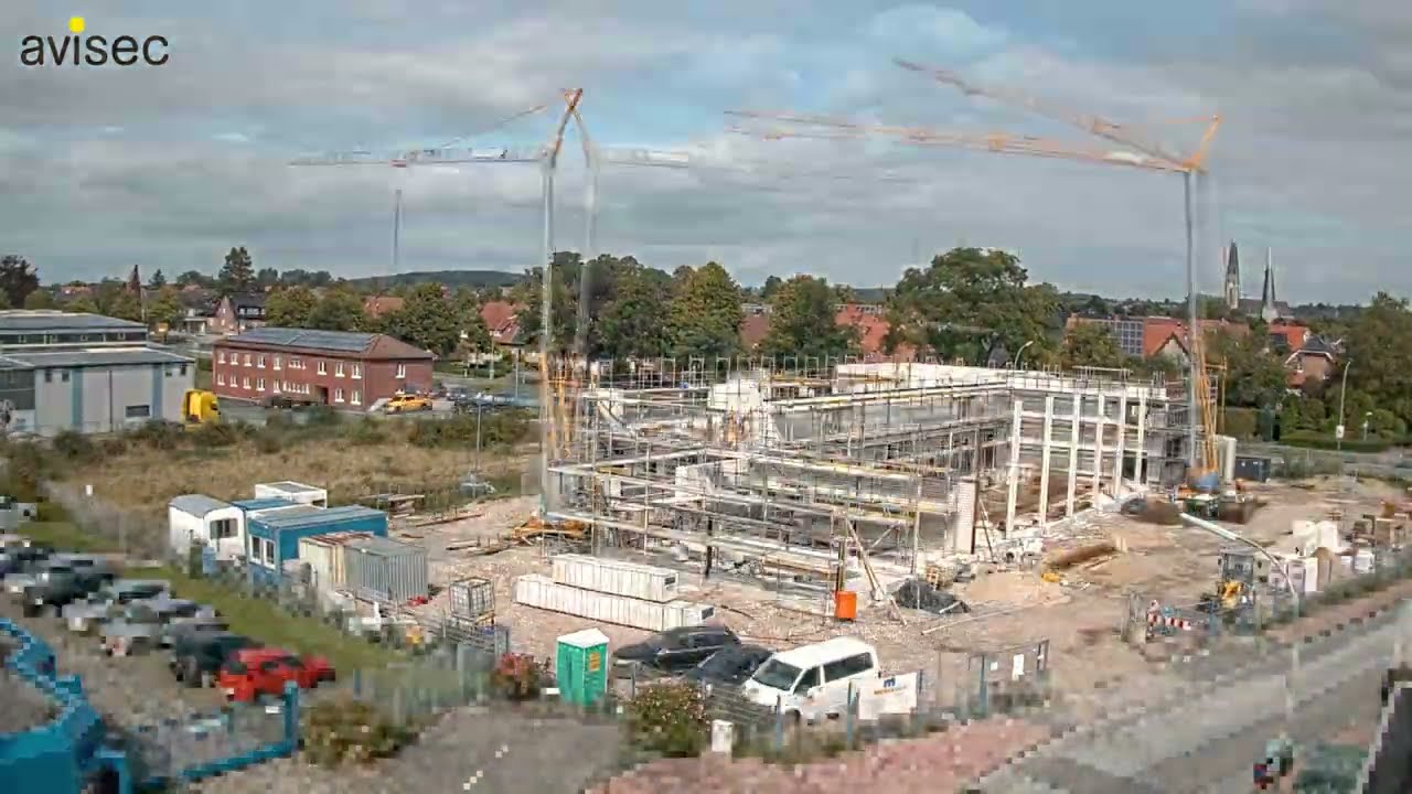 Beeindruckender Zeitraffer. Neubau Feuerwehr Gerätehaus Billerbeck (2022)