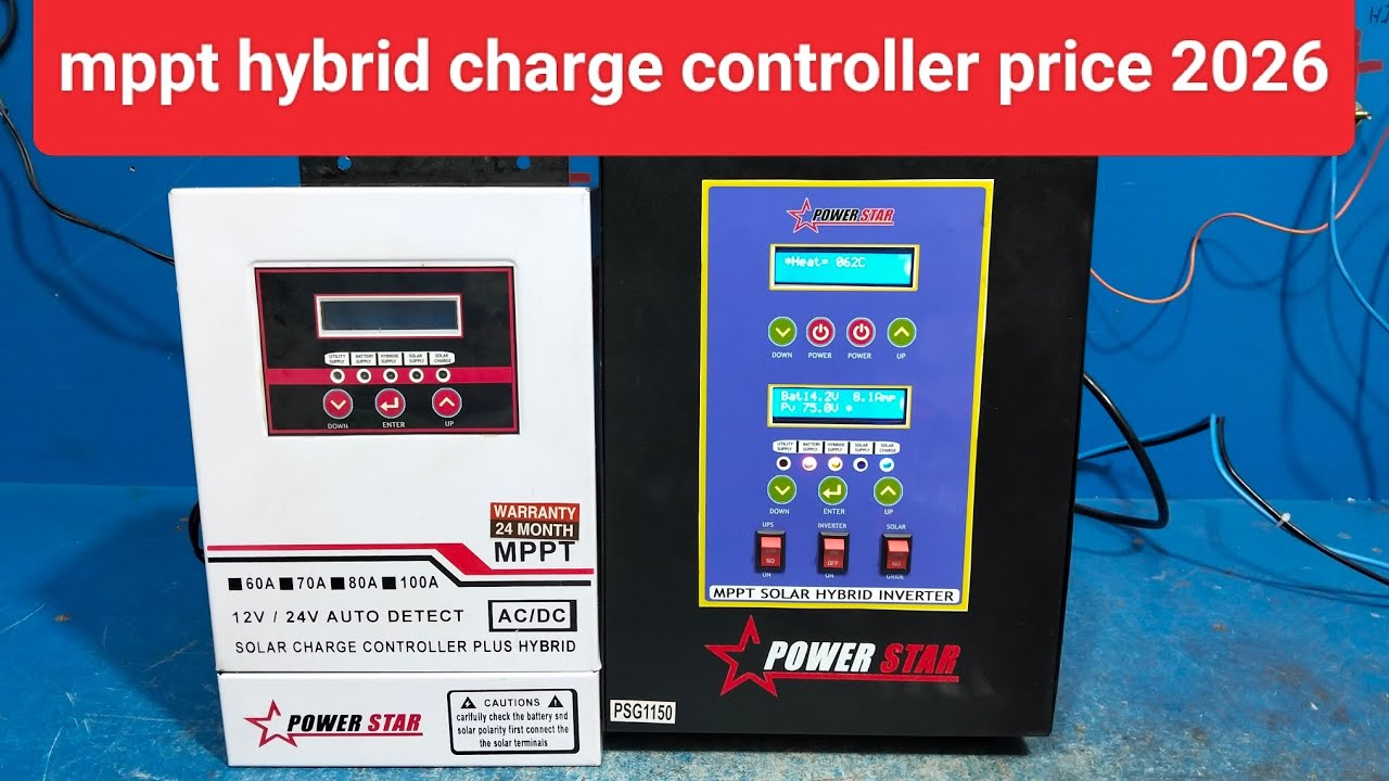 Mppt hybrid solar charge controller price in Bangladesh 2026.