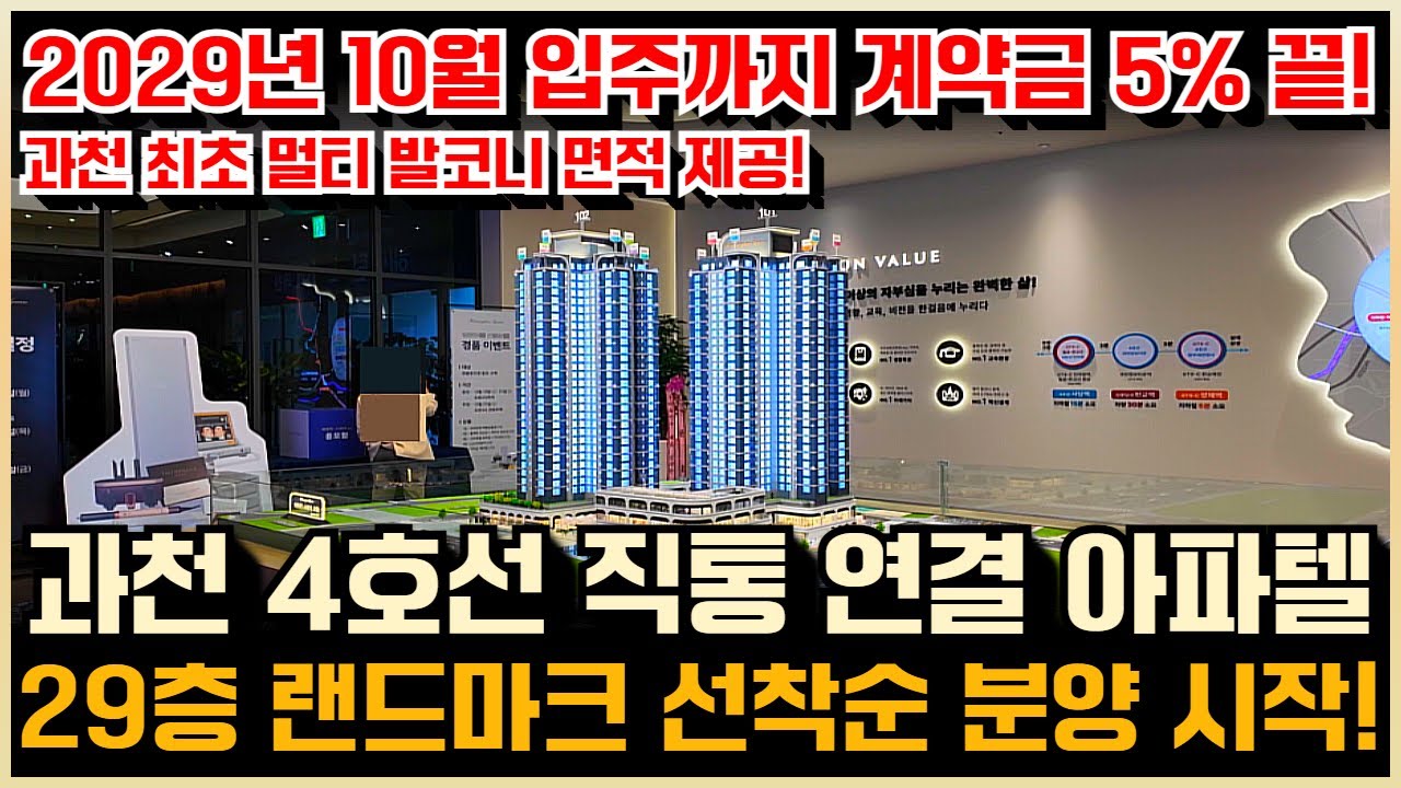 해링턴 스퀘어 과천 지식정보타운 선착순 호실 확인하세요!