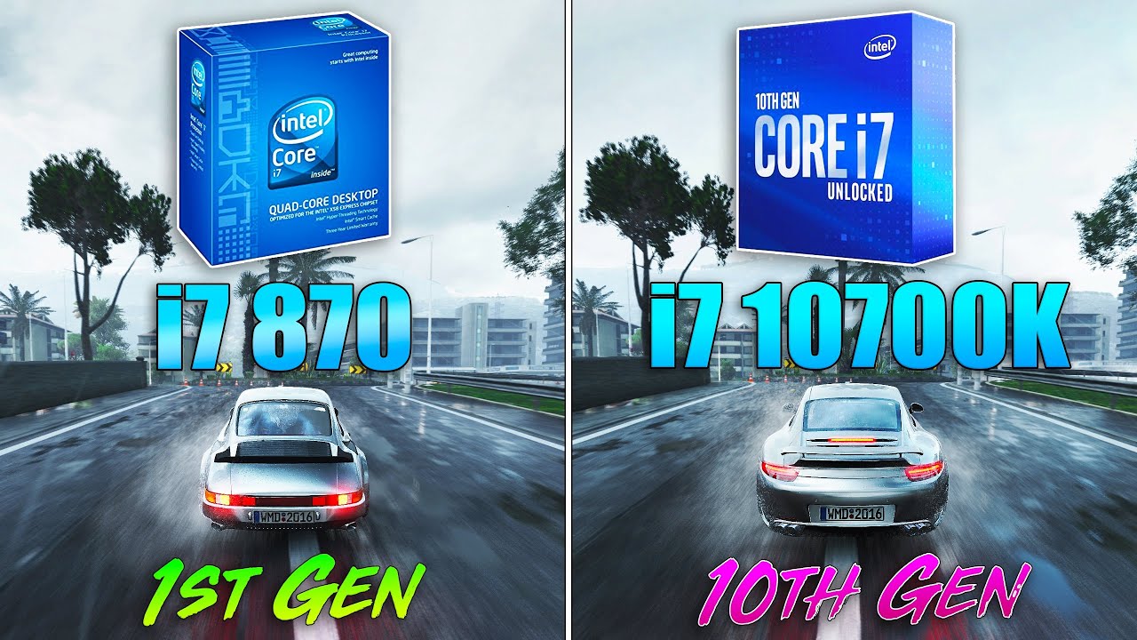 i7 870 vs i7 10700K - 11 Years Difference