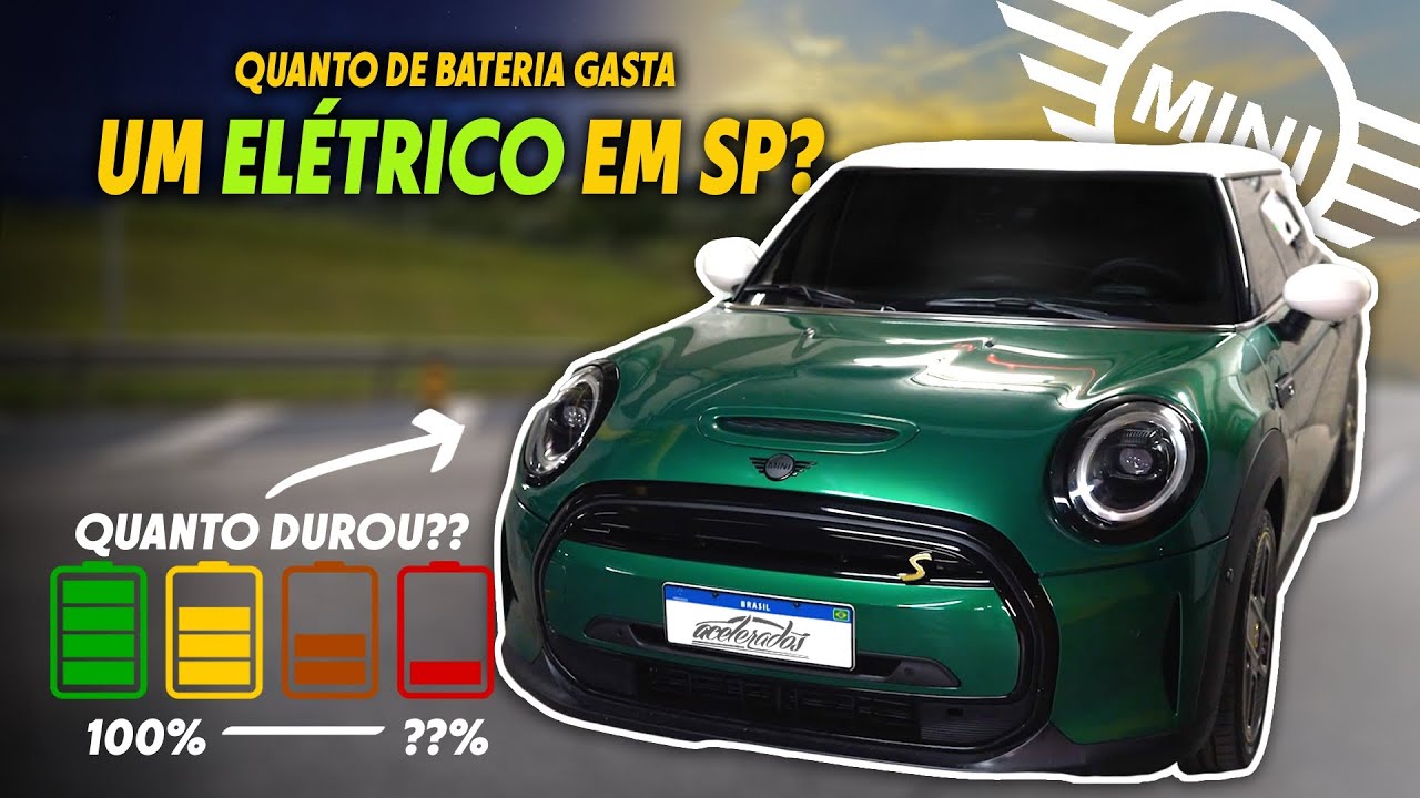 Quanto o MINI 100% elétrico consome de bateria na cidade? Rodamos mais de 50 km para descobrir!