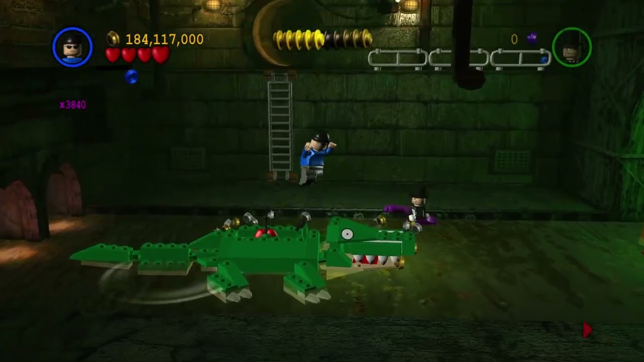 LEGO Batman 100% Guide - Villains Episode 2-4 - 'A Daring Rescue' (All Minikits/Red Brick/Hostage)
