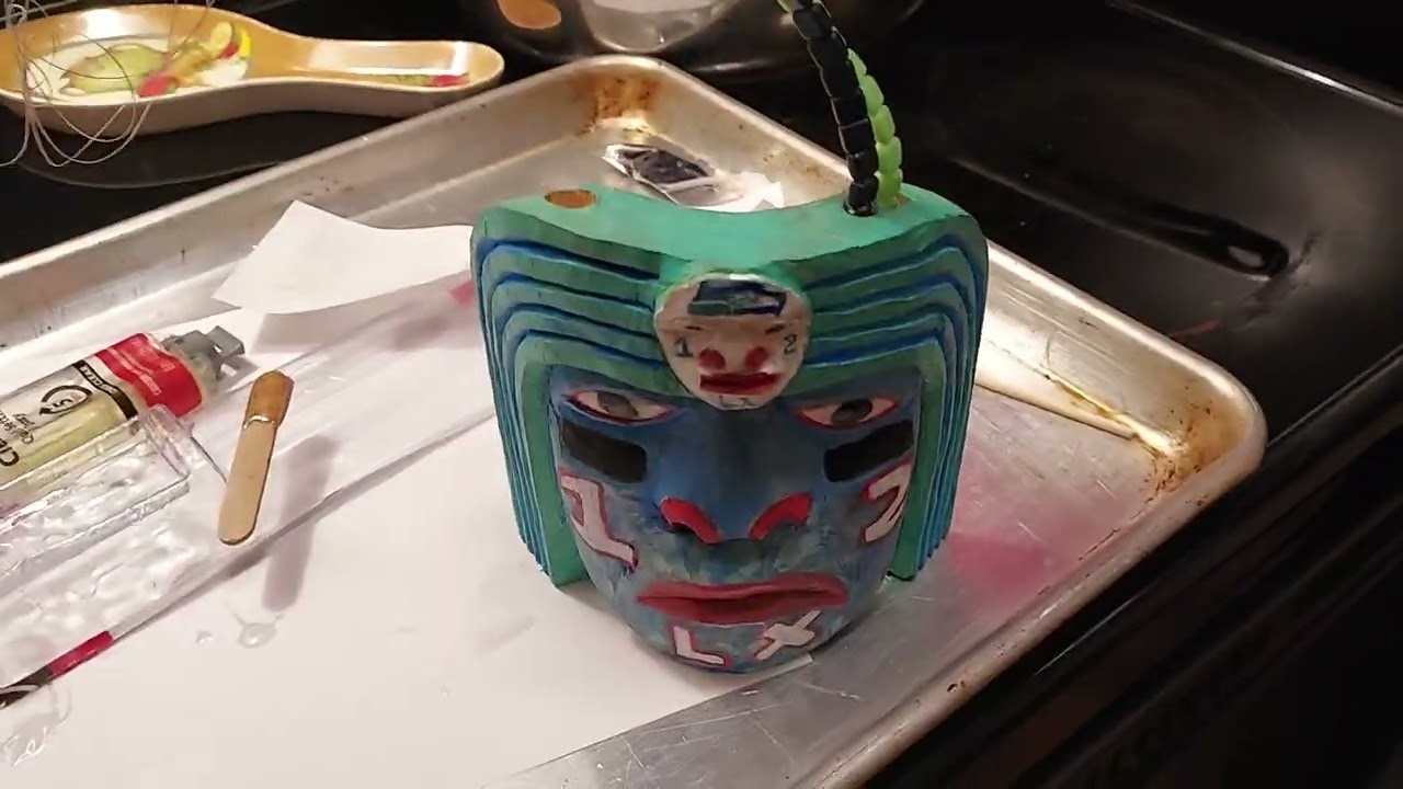 Seahawk Sasquatch Fan Mask Getting A Beaded Necklace DIY