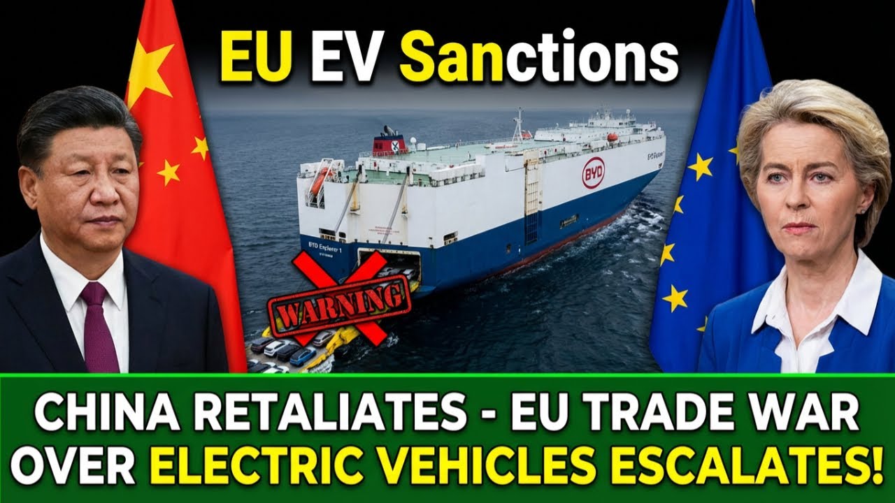 China's 8.87 Million EVs vs Europe's 2 Million—Why the EU Just Panicked