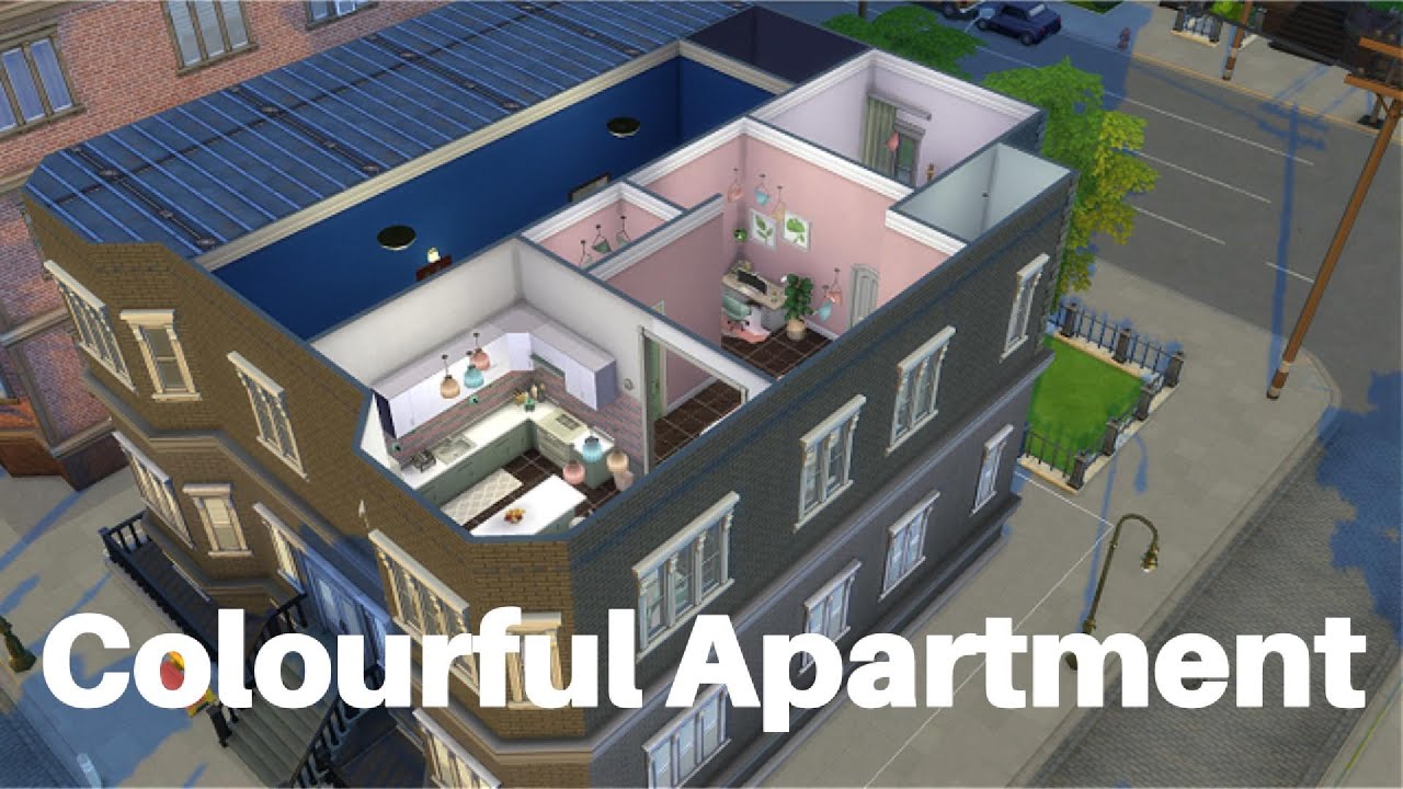 Colurful Apartment | The Sims 4 | Speedbuild