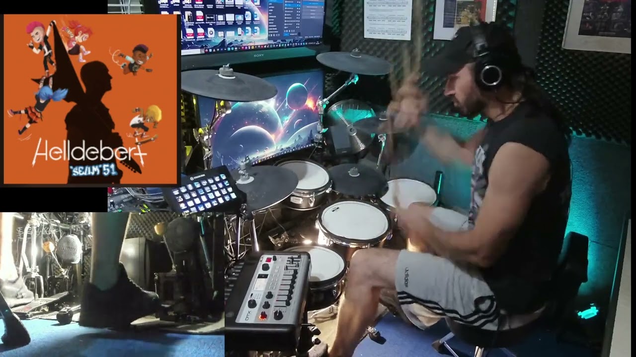 SEUM 51 - HELLDEBERT - DRUMCOVER par NICOLAS BASTOS
