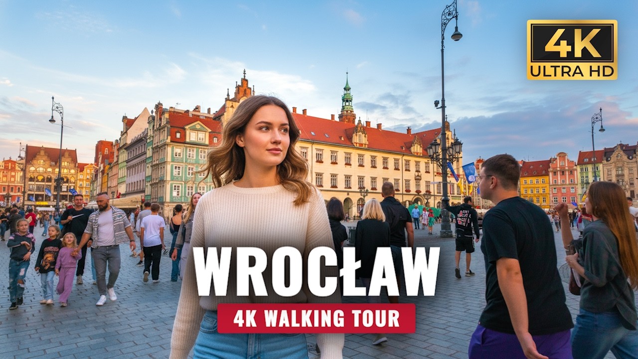 This Is What Europe Used To Be – 4K Walking Tour – Wrocław, Poland