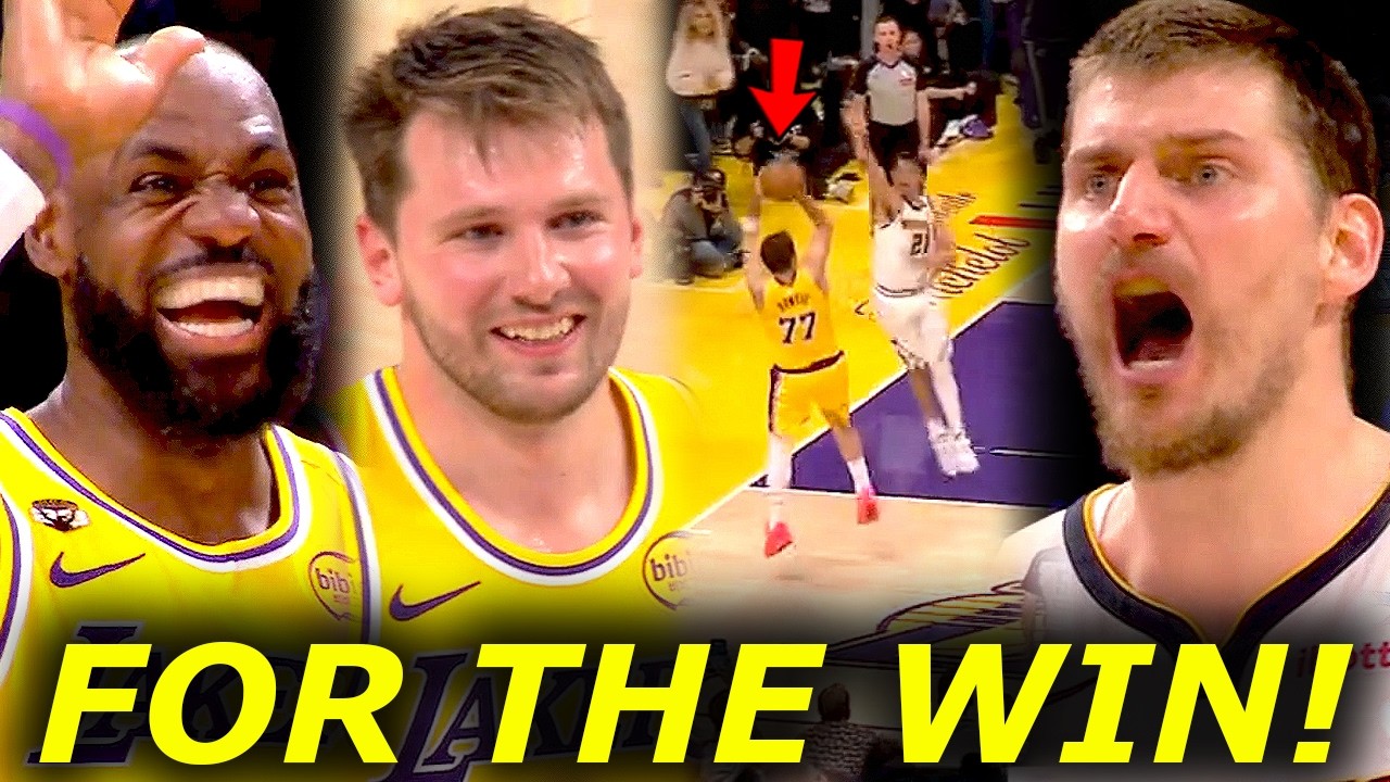 LUKA for the WIN and Austin Reaves heroic shot, Wild wild Ending!