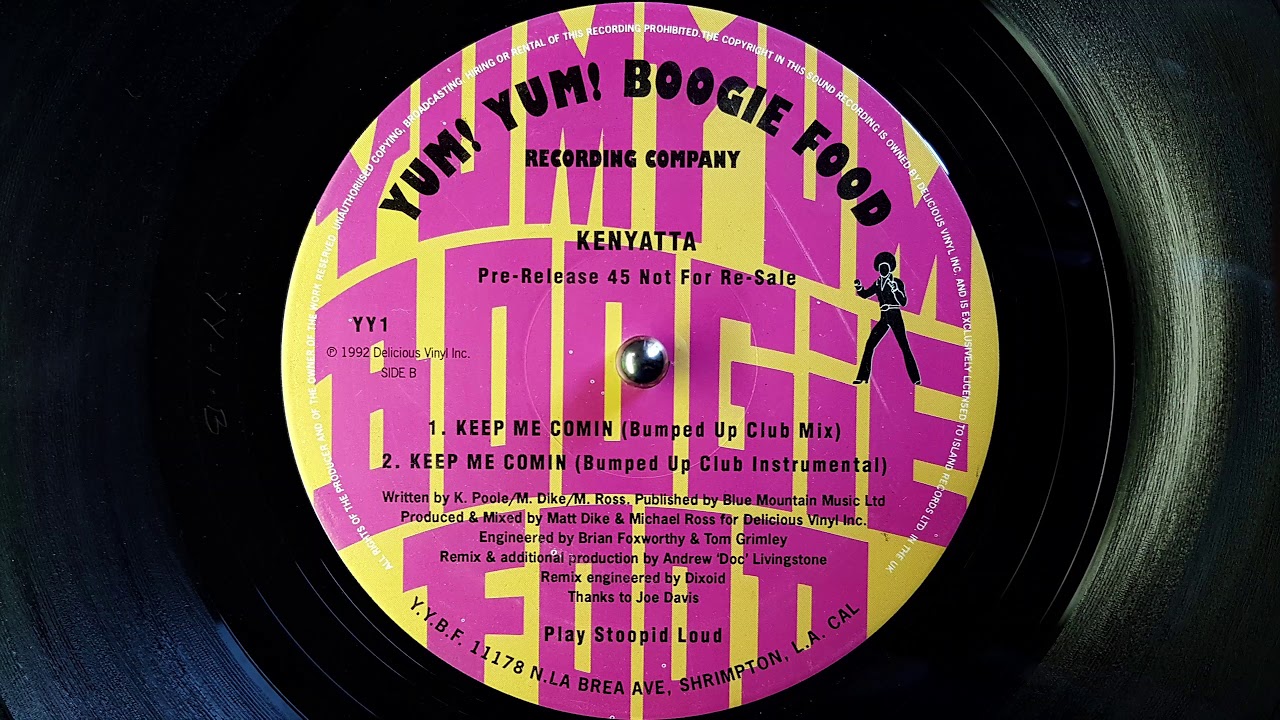 Kenyatta ~ Keep Me Comin [ Life Force Club Mix ]