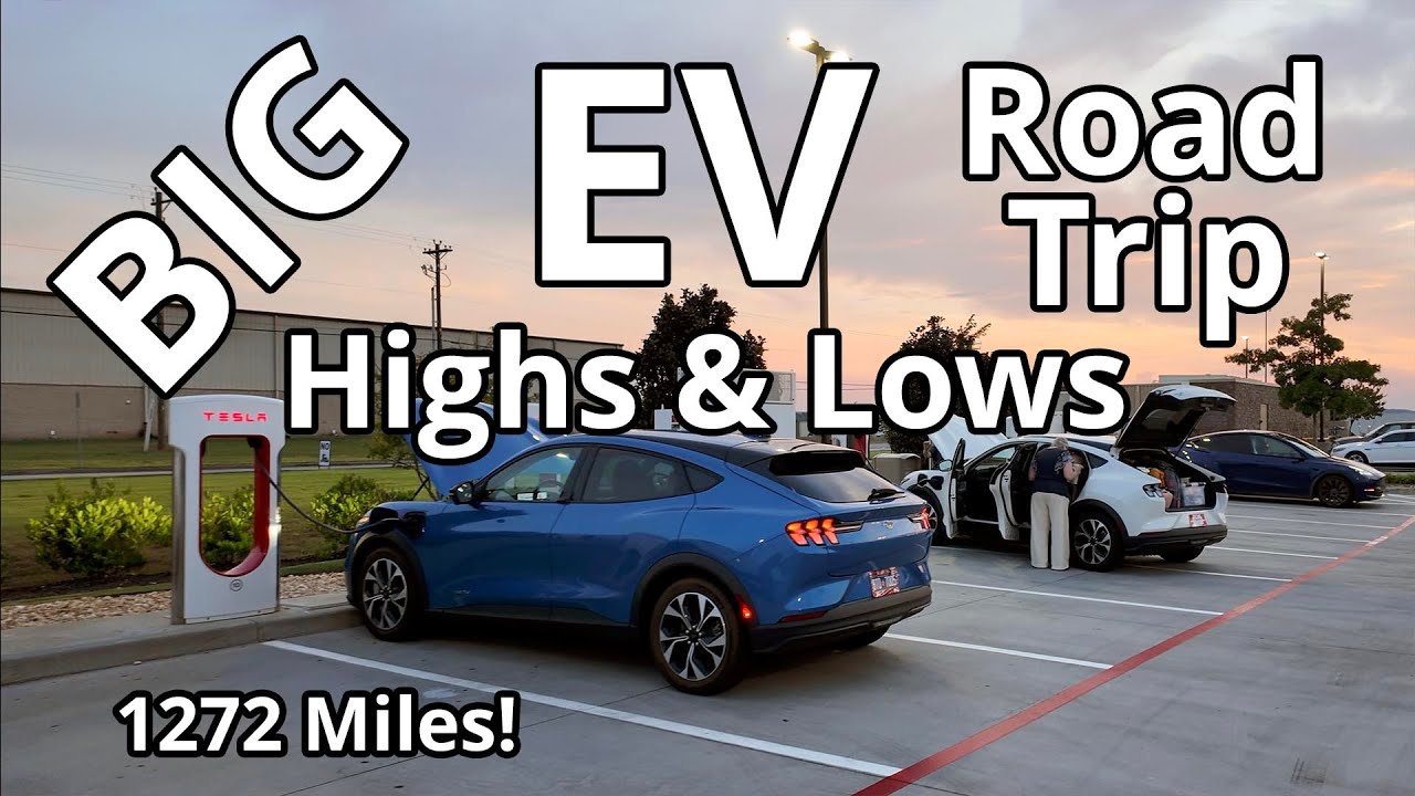 1st BIG EV Road Trip! Over 1000 Miles!