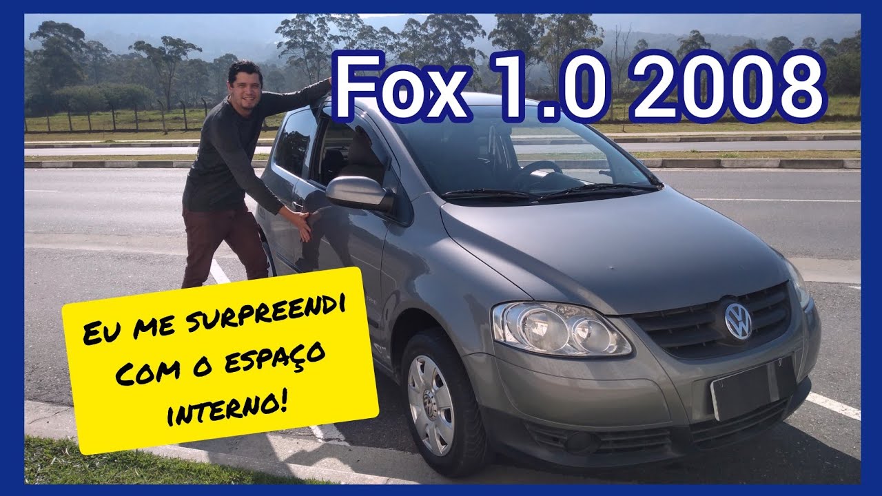 VW Fox 1.0 2008 2 portas em detalhes - realmente é compacto pra quem vê e gigante pra quem anda?