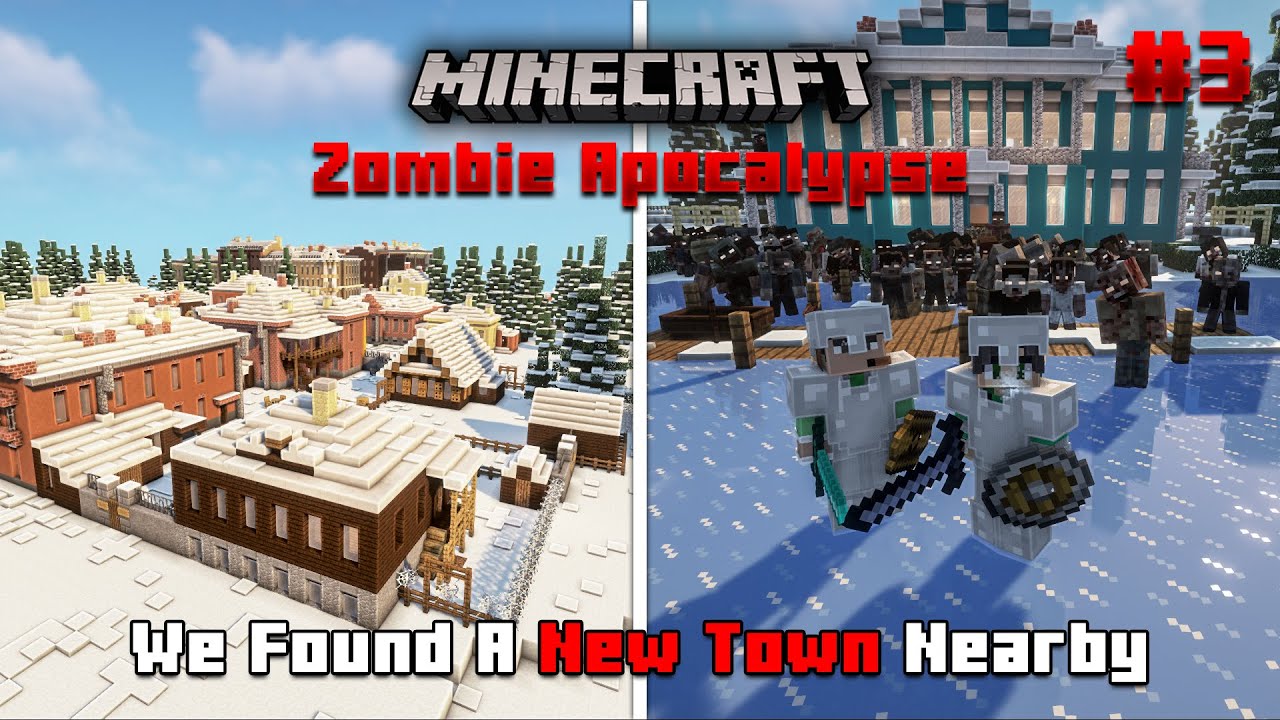 We Found A New Town Nearby | Frozen Zombie Apocalypse #3 | Raju Gaming