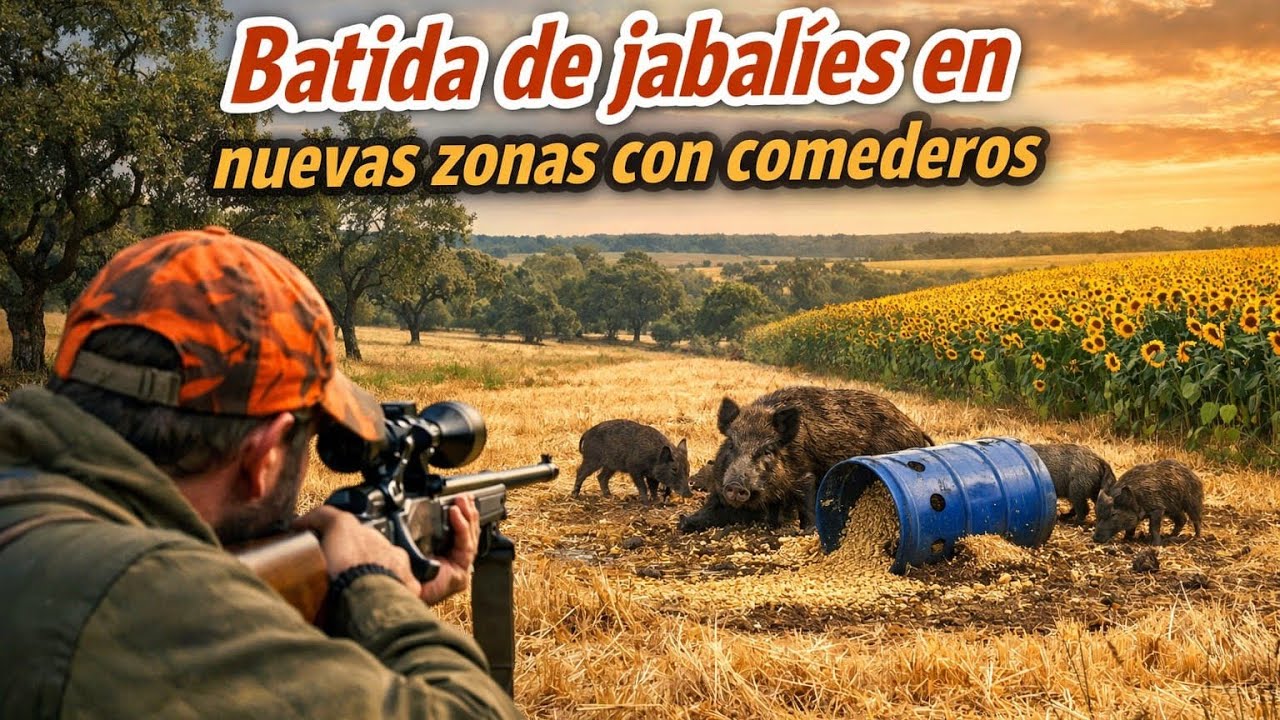 Batida de Jabalies en nuevas zonas con comederos theHunter: Call of the Wild PS5