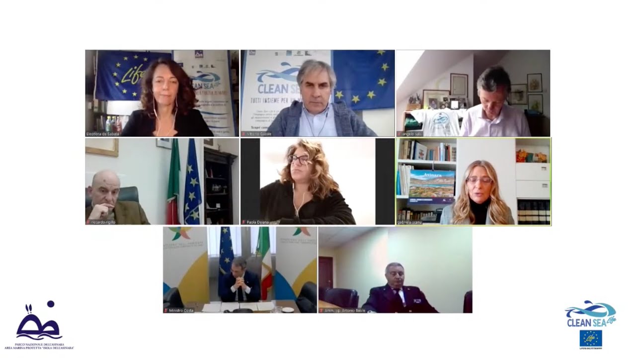 Clean Sea Life - High Level meeting  con Min. Sergio Costa, on. Paola Deiana