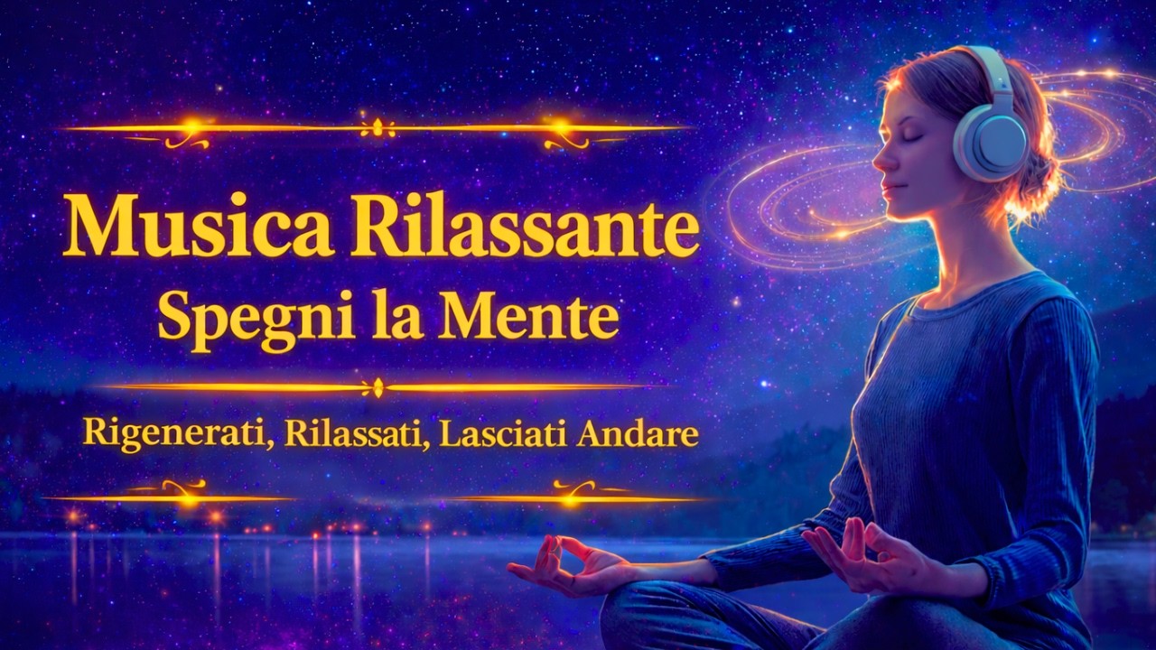 💫 Stop Pensieri: Musica Rilassante per Calmare la Mente e il Corpo | Notte Dorata