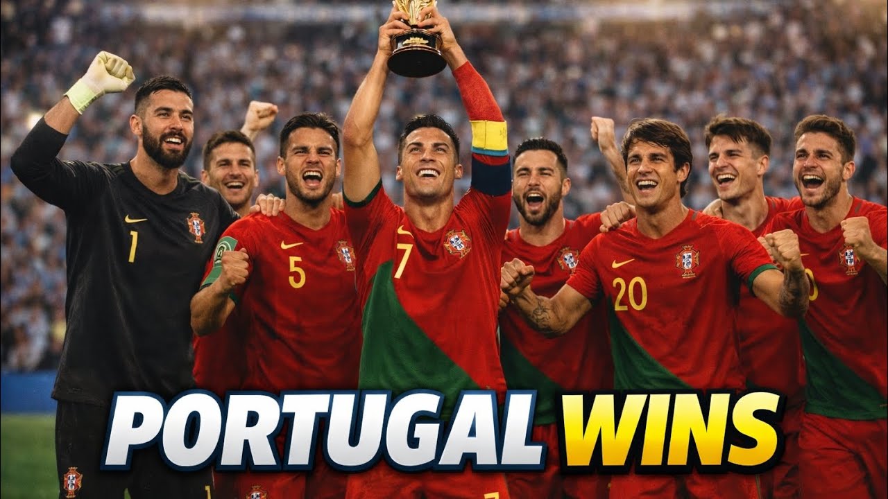 Prutugal Wins It after A Though Game!