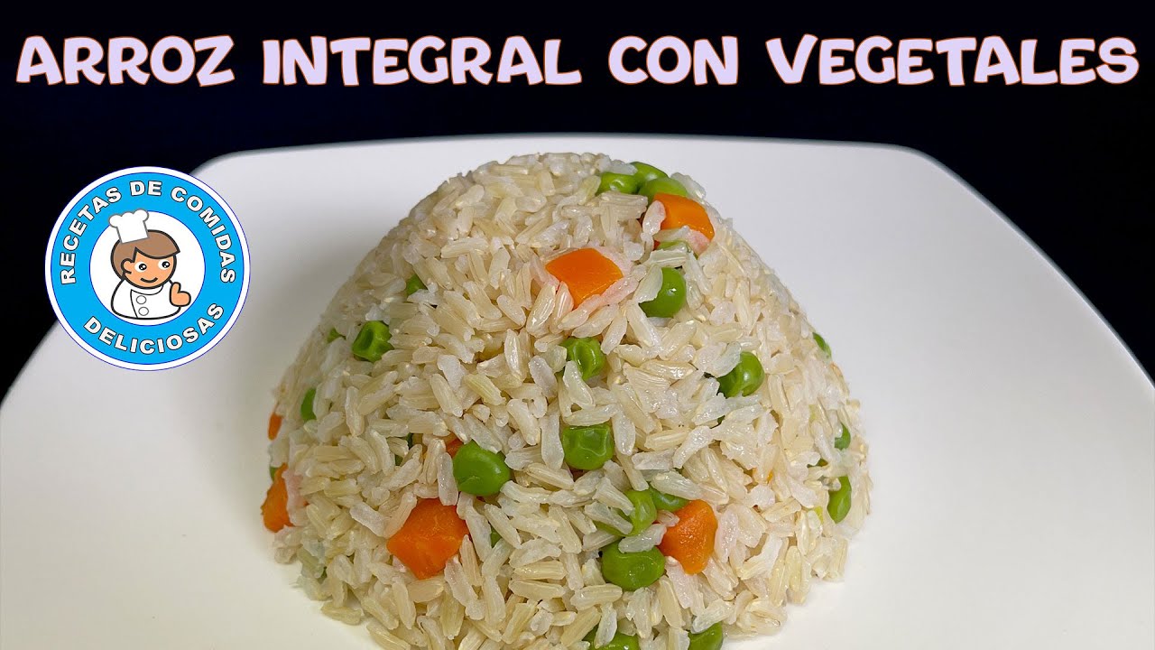 Como cocinar arroz integral con vegetales
