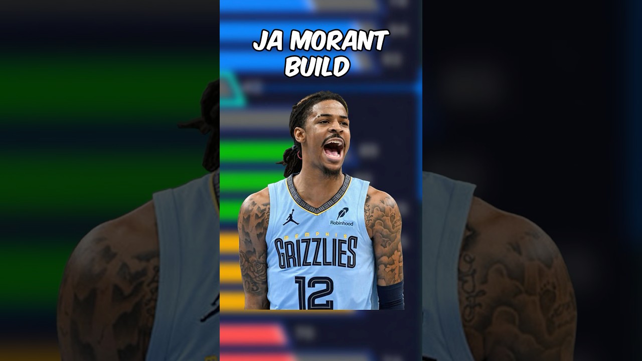 Эта 6 футов 3 дюйма (190 см) Джа Моранта просто супермощна в NBA 2K25! #шорты